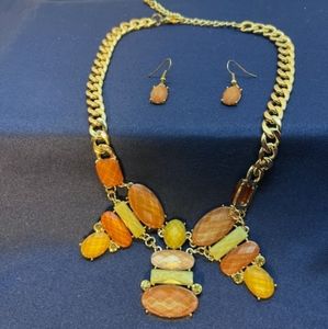 Necklace and Earrings